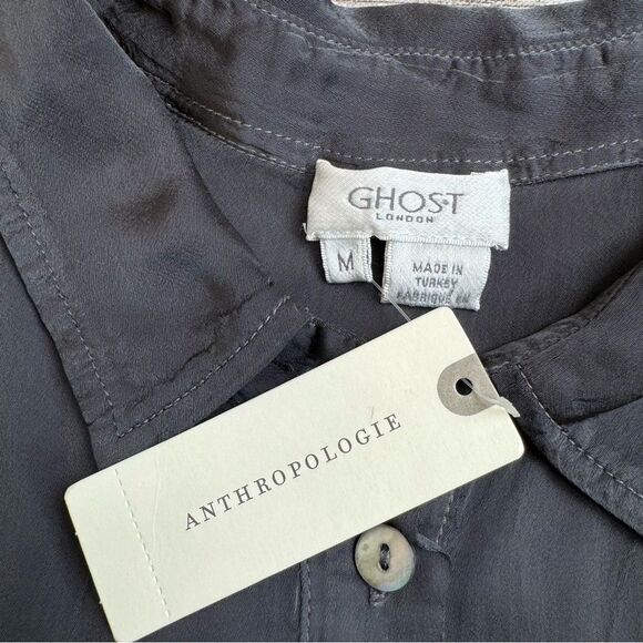 GHOST London Women's Carbon Gunmetal Grey Gray Jumpsuit Romper M Med Medium Long - Picture 9 of 16